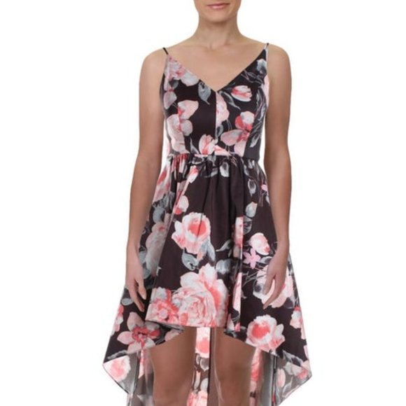 B. Darlin  Formal Dress Floral Hi-Low. NWT! - Picture 3 of 9